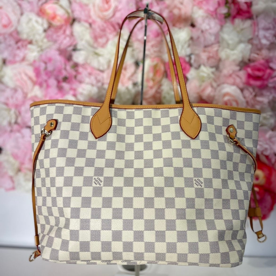 Τσάντα Neverfull Damier μπεζ